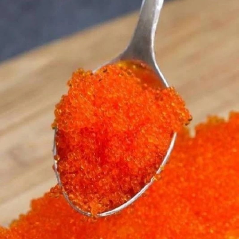 

Tobiko Orange Premium 500gr - Telur Ikan Terbang / Fish Roe Frozen