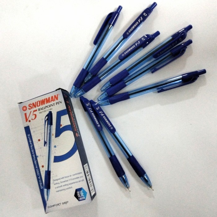 

Ballpoint Snowman V-5 0.7 H/M/B 12 Pcs