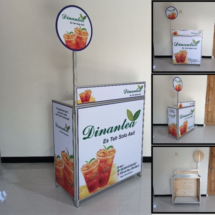 BOOTH PORTABLE / GEROBAK LIPAT/FREE PACKING KAYU