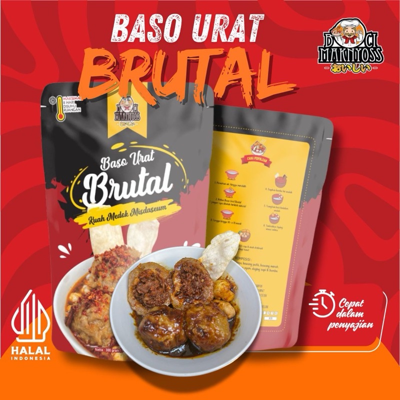 

Baso Urat Brutal Kuah Misdaseum Maknyoss By Boci Maknyoss