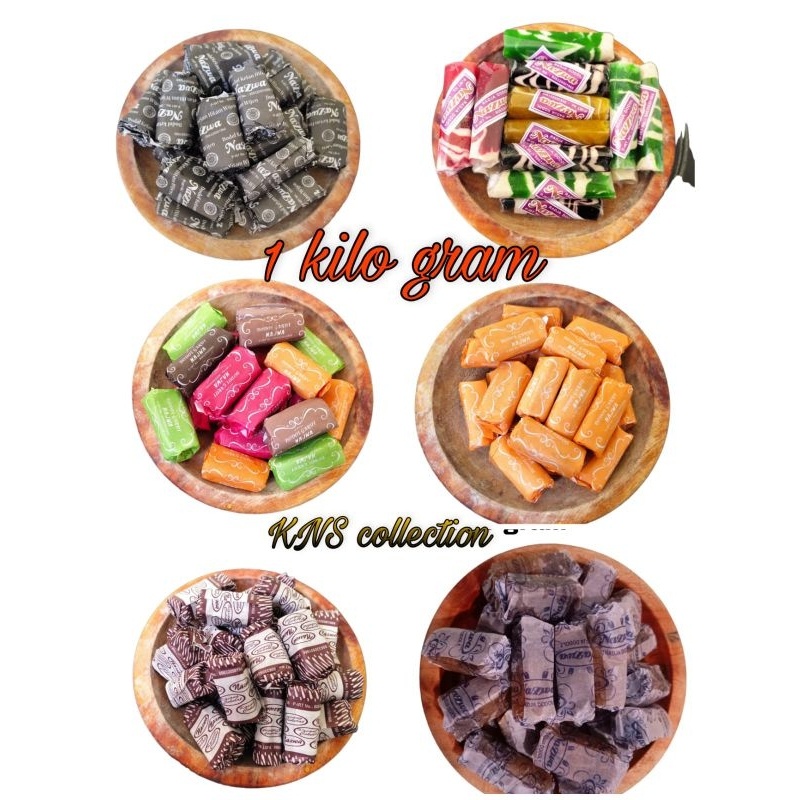 

HJ Aneka dodol garut 1KG bisa Mix semua rasa 100% fresh dari pabrik