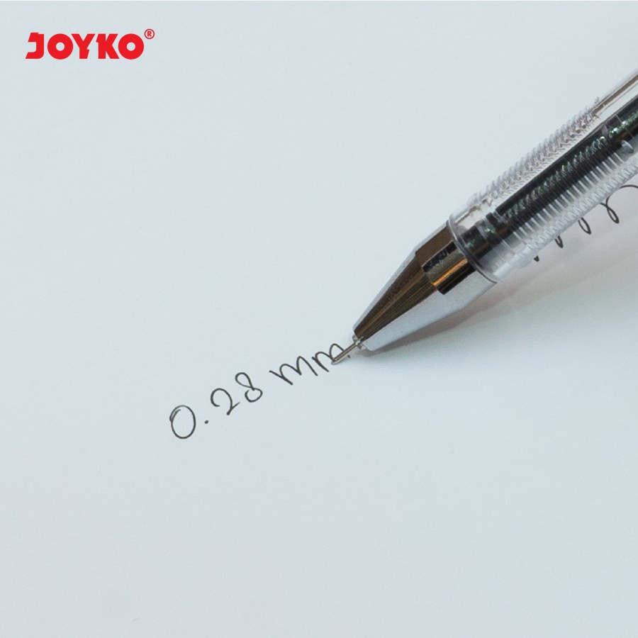 

(12pcs) Joyko Gel Pen Pulpen Gp-266 I Tech 2 028mm - Hitam