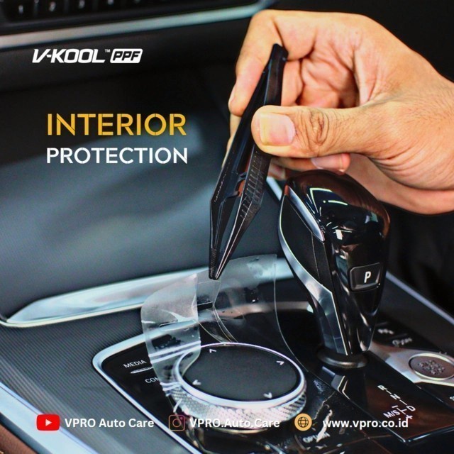 V-Kool Ppf Interior Protector Mitsubishi Pajero Sport 2023 - Panel - Asli