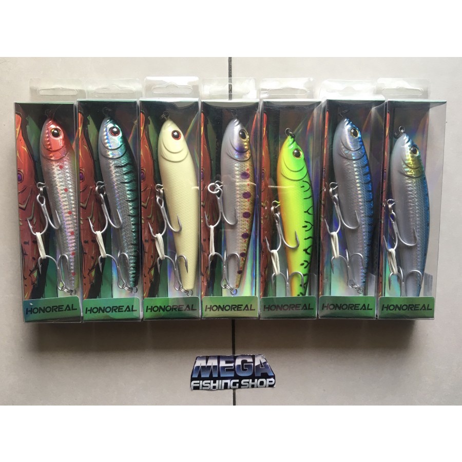 

Lure Pensil Honoreal 140mm 66gr 3D Eyes Sinking