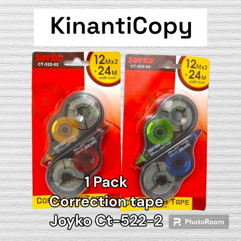 

Correction Tape Joyko CT-522-2/Tipe X Kertas