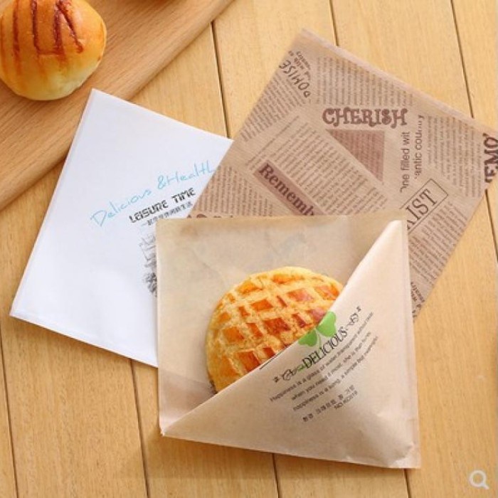 

..... 100Pcs Kertas Donut Kertas Donat Paper Bread Kertas Burger Kertas Roti