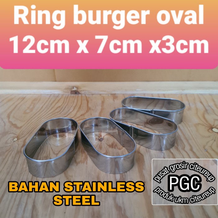 

..... Cetakan Roti Oval 12Cm 1 Lusin 12 Pcs / Ring Oval / Ring Cutter
