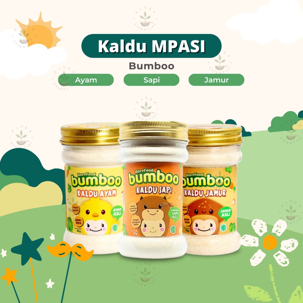 

Barefood Bumboo Kaldu Ayam Kaldu Sapi Kaldu Jamur - Kaldu Mpasi - Kaldu Non MSG