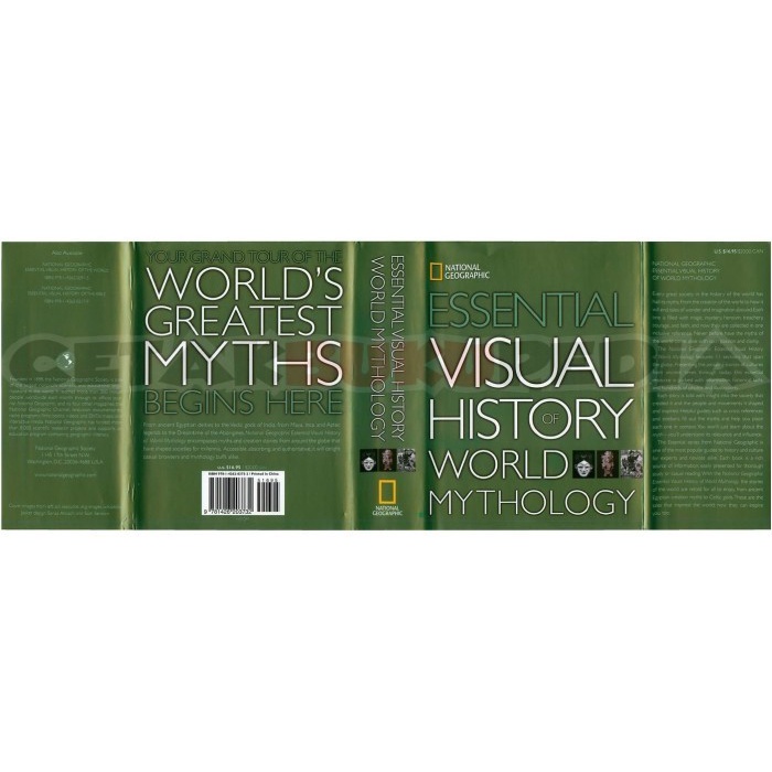 Inggris only Essential Visual History of World Mythology National Geographic softcover