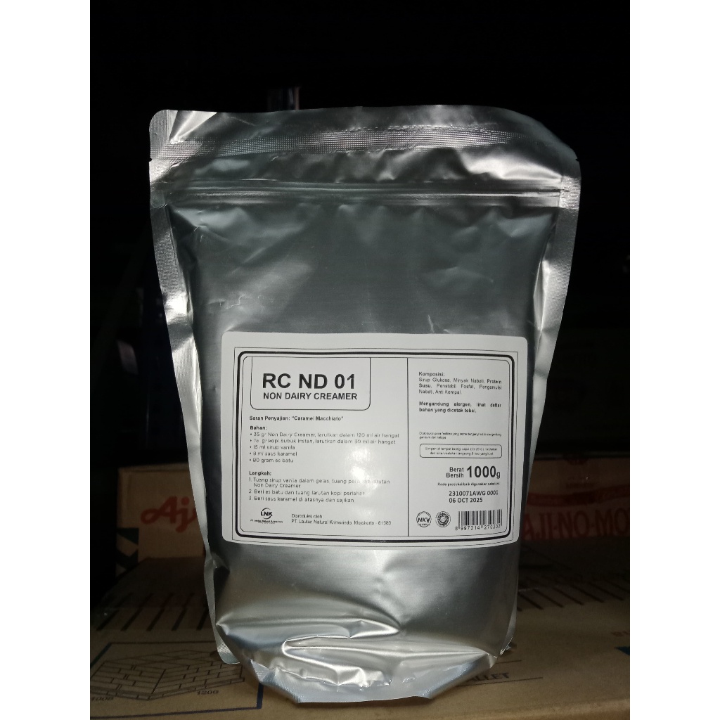 

RICH CREME ND 01 1KG NON DAIRY CREAMER