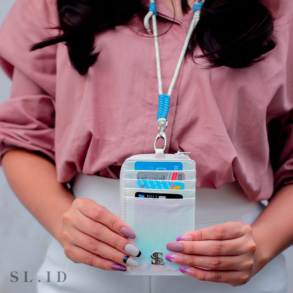 

SL.ID Dompet Lanyard Id Card Holder Gantungan Name Tag Hologram - Aura Series
