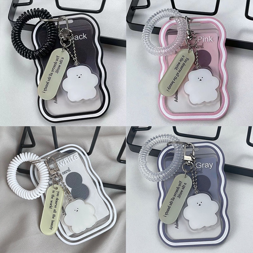 

ID Card Holder Name Tag Keychain Tempat Photocard Kpop Gantungan Kunci 3 Inch