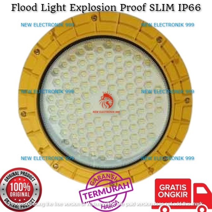 Lampu Sorot YAMING Flood Light Explosion Proof SLIM LED 100W 6000K