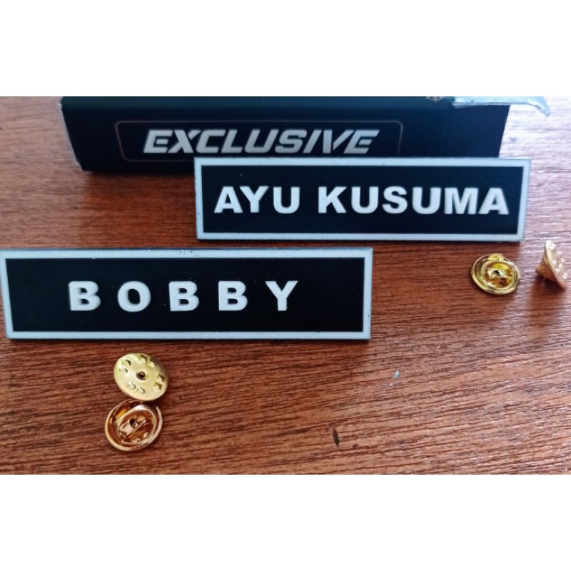 

Name Tag Timbul Akrilik Asli Premium