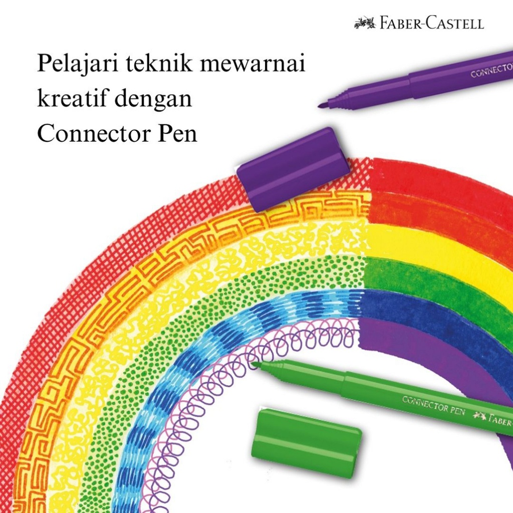 

Konektor Pen Faber Castell Spidol Warna 30 Gift Set / Connector Pen 30 Gift Pack