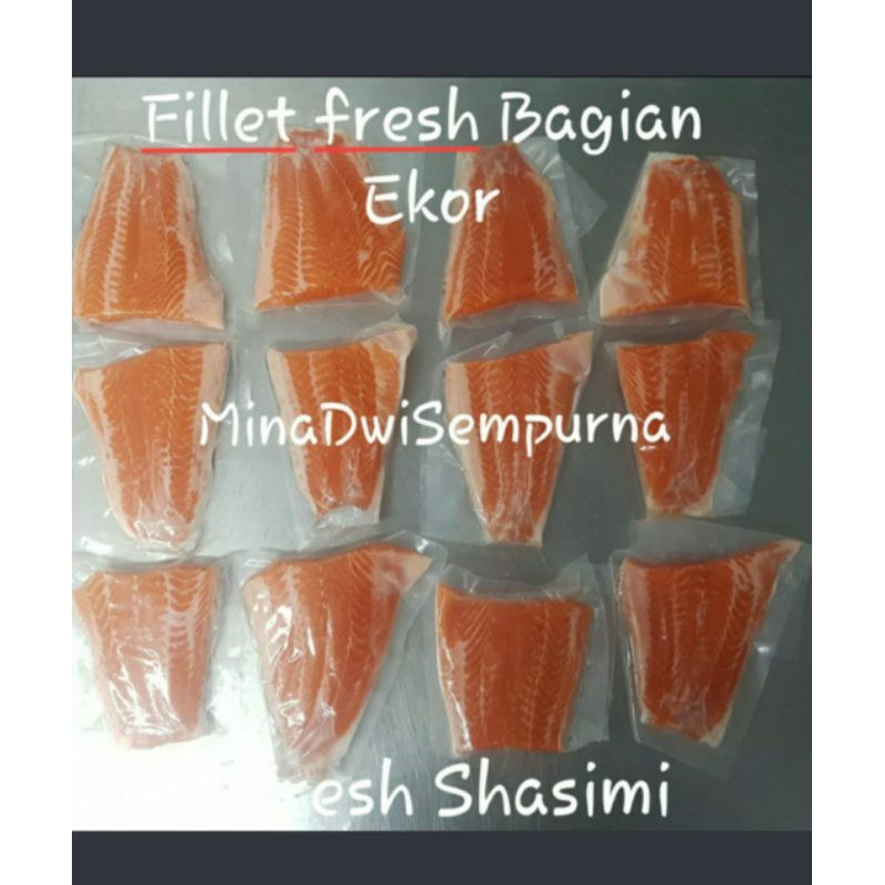 

Salmon Fillet Frozen Ekor 250Gram (Norwegian Salmon Premium)