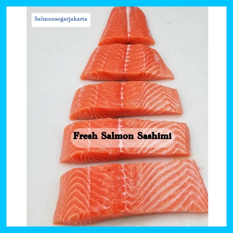 

Ikan Salmon Segar - Salmon Norway - Sashimi Grade Quality (Tanpa Proses Pembekuan)