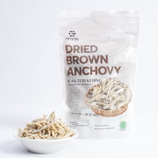 (Good) Crystal Of The Sea -White Anchovy -Ebi -Brown Ancovy Dried 80gr
