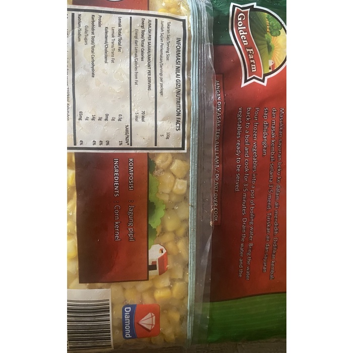 

(Good) GOLDEN FARM CORN KERNEL Jagung Manis Pipil 500Gr
