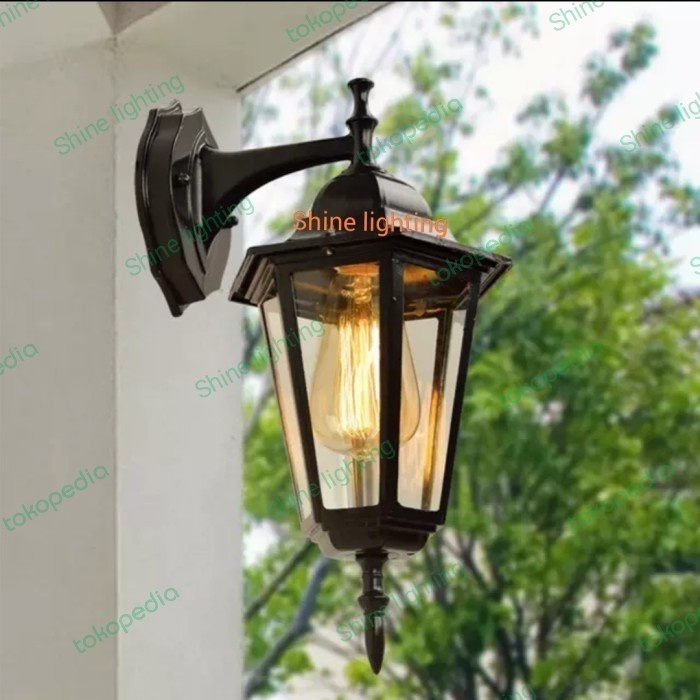 Lampu dinding klasik outdoor waterproof teras tipe LD1009 A/S
