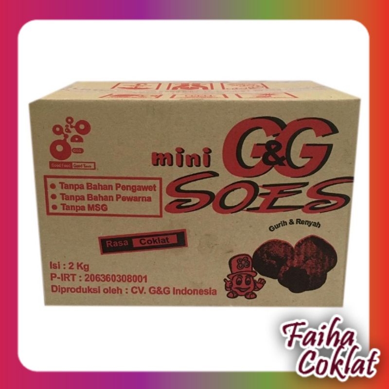 

HJ Sus Coklat Kartonan (1karton isi 2kg) Soes kering Coklat Lumer Sus GG spesial kargo