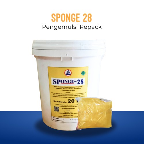 

HJ SP / Sponge 28 REPACK 1KG, 500gr, 250gr, 100gr / Pelembut Pengembang Kue