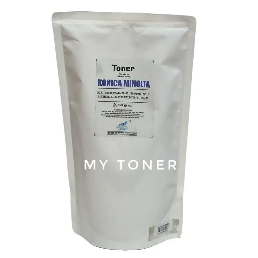 Serbuk Toner Bizhub 360 361 420 421 500 501 TN551 Bizhub 283 363 223 TN414 TN421 TN-516 458e 558 658