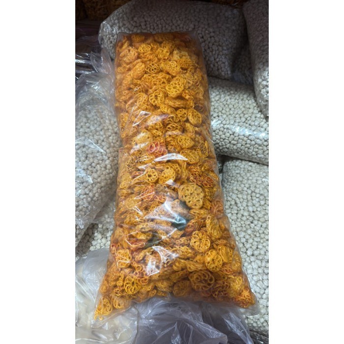

seblak kering RAFAEL mawar pedas daun jeruk 1KG MEGA SNACK
