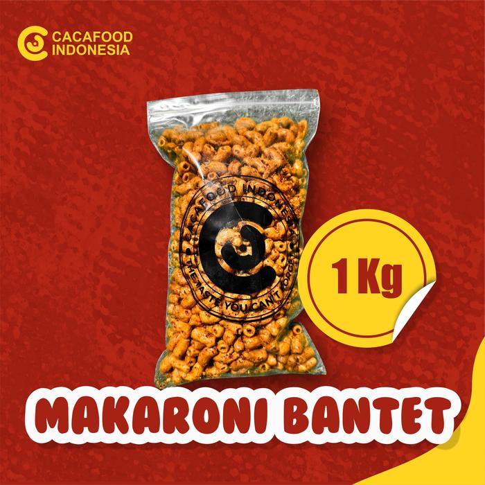 

MAKARONI BANTET 1 Kg CACAFood Camilan Snack Pedas Snacks Cemilan