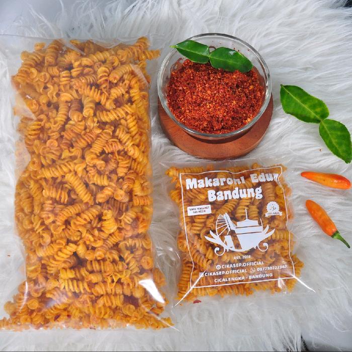 

Makaroni Spiral Kang Asep Kemasan Food 500gram Pasta Cemilan Pedas Makanan Snack Macaroni