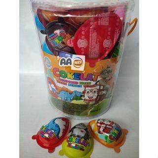 

COKLAT COMPOUND BENTUK SETENGAH TELOR DINOSAURUS ISI 60