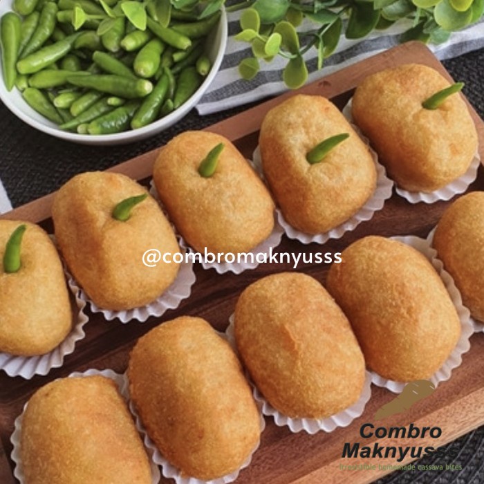 

Combro Maknyusss Oncom Pedas Biasa isi 10pcs (Digoreng)