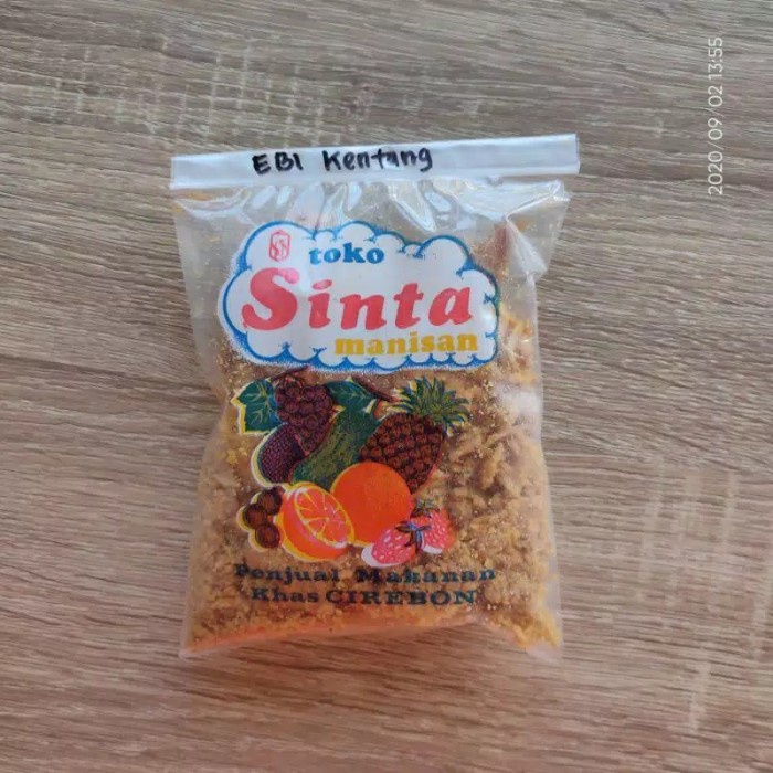 

Abon Ebi Kentang "Sinta Manisan" Berat - 100 Gram Khas Cirebon