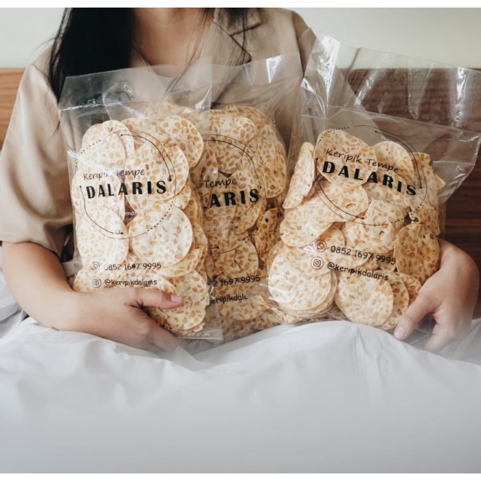 

Keripik Tempe Dalaris 500gr Cemilan Kerupuk Tempeh