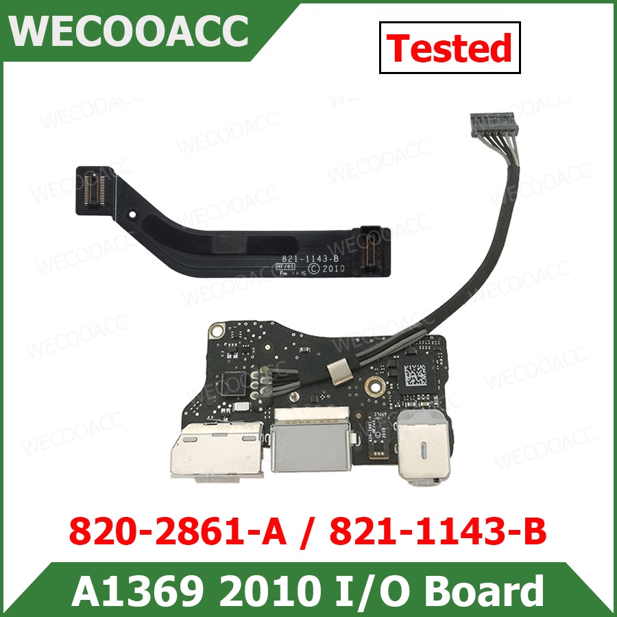 HTC Original USB Power Audio I/O Board With Cable 820-2861-A For Macbook Air 13" A1369 Power DC Jack