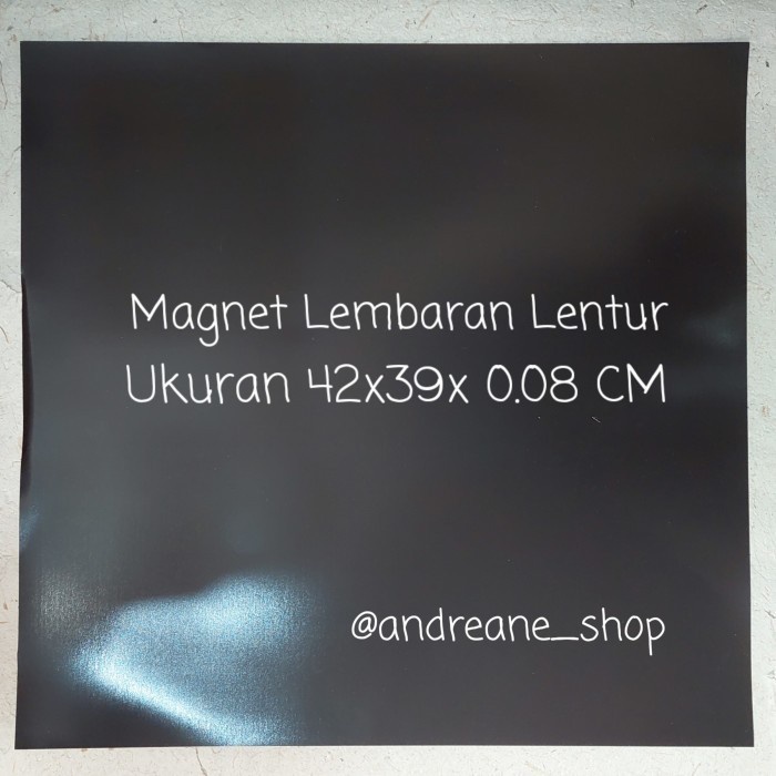 

HJK Magnet Lembaran Lentur Ukuran 42x39x 0,08 CM