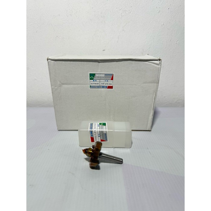 (Good) sloting bit 1/4x10mm wood / mata trimmer sloting bit 10mm wood / mata profil router sloting