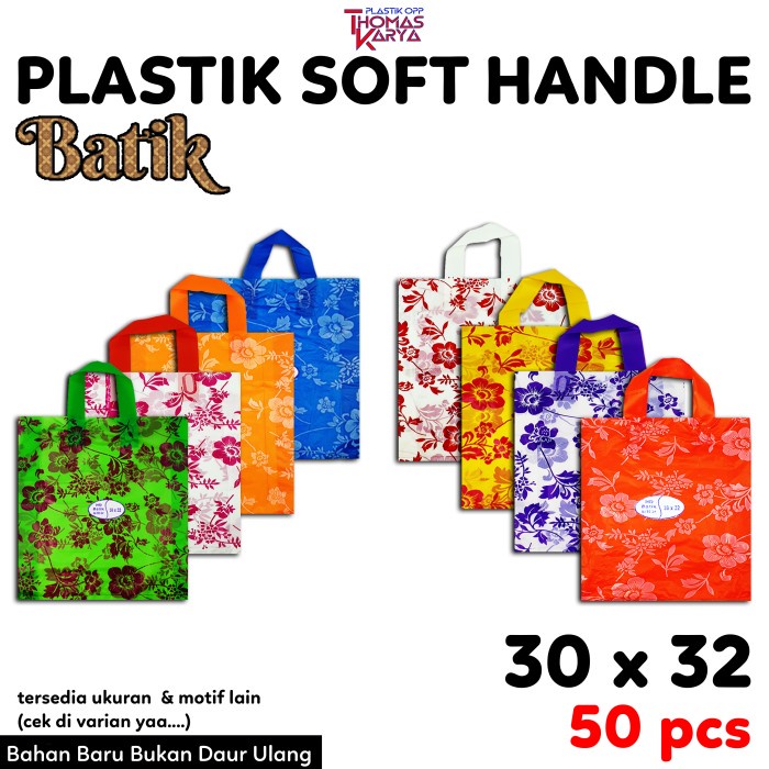 pernakpernik- 30x32 cm KANTONG HIDANGAN Tas Plastik Hajatan / Syukuran Kresek Tali