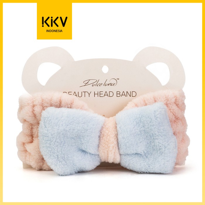 - KKV DULCE LUNA Bowknot Hairlace Head Band Bandana Karet Rambut