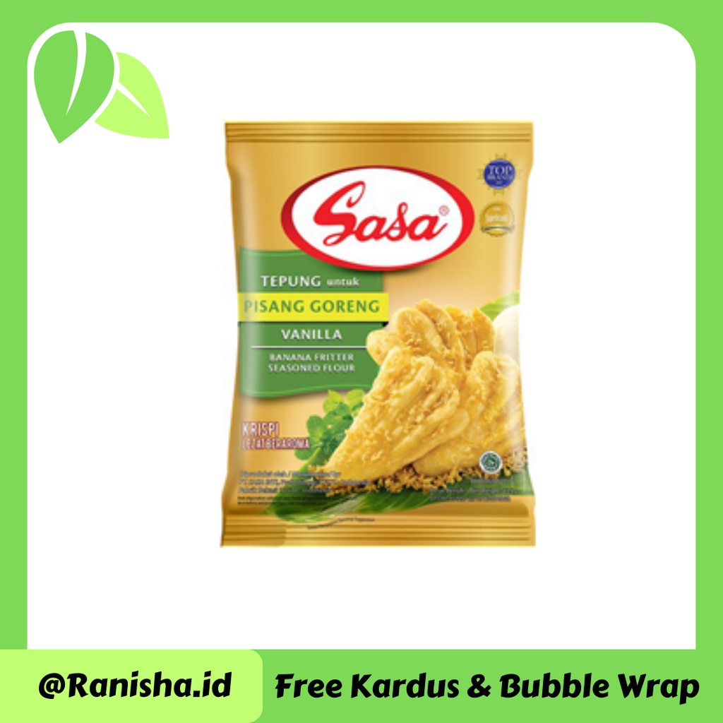 

Sasa Tepung Goreng Pisang Vanila Pack 80/75G