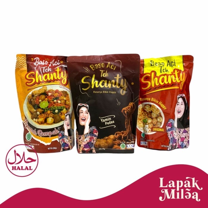 

(Good) Baso Aci Teh Shanty Original Yamin Shanty Nyemek Rempah 200 Gram