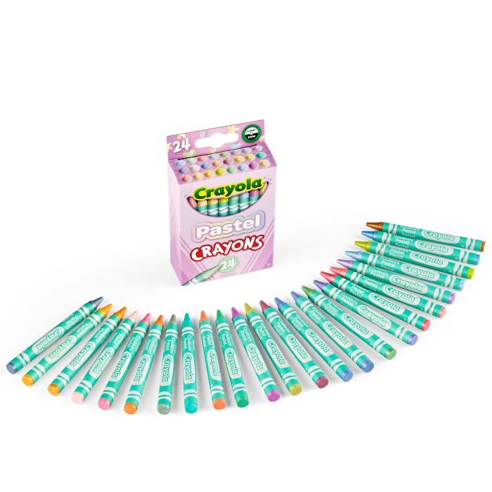 

CRAYOLA PASTEL CRAYONS ISI 24 CT NONTOXIC
