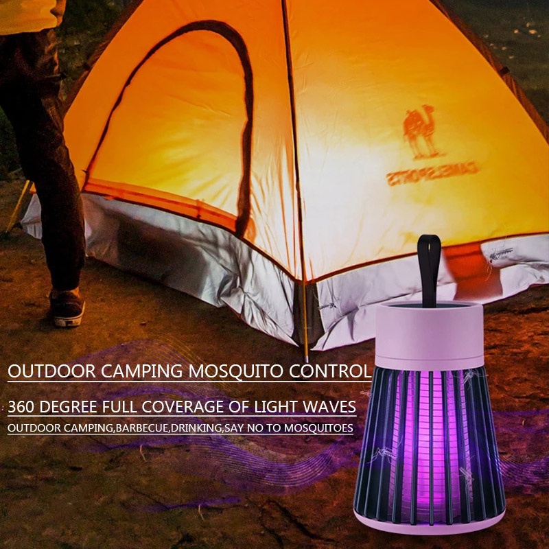 Portable Mosquito Lamp USB Fly Trap Insect Killer Bedroom Mosquito Repellent Outdoor Mosquito Lamp E
