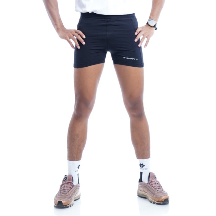 Tiento Celana Legging Pendek Pria Olahraga Lari Short Pants Running Best Quality