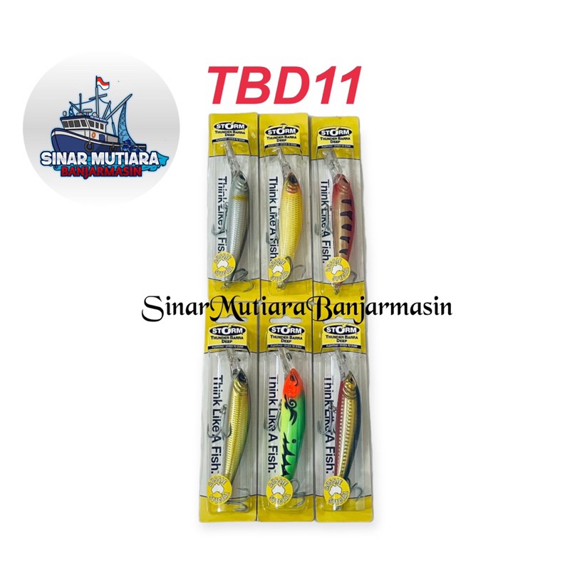 {{ Umpan Lure Storm Thunder Barra Deep Tbd11 Ready }}