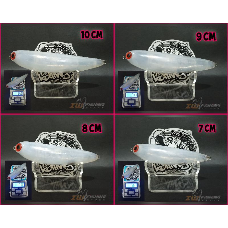 {{ Lure Wtd Kolang Kaling Top Water 7,8,9 Dan 10 Cm Lem Tembak Splas Kiler Untuk Umpan Mancing