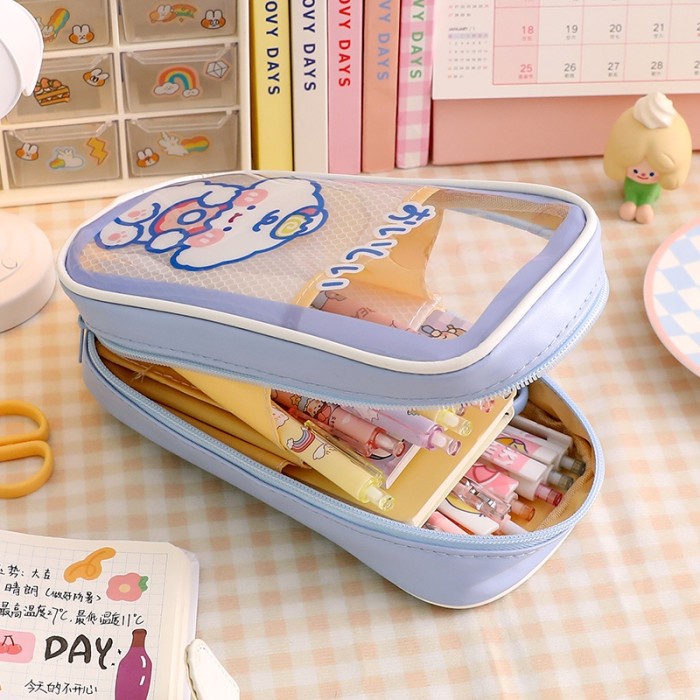 

[tmr] - kotak pensil anak perempuan lucu Kawaii Tempat pena Kawaii pencil box