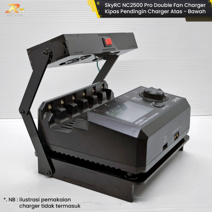 ..... Skyrc Nc2500 Pro Kipas Double Fan Charger - Kipas Pendingin Atas Bawah Nc 2500 Tamiya