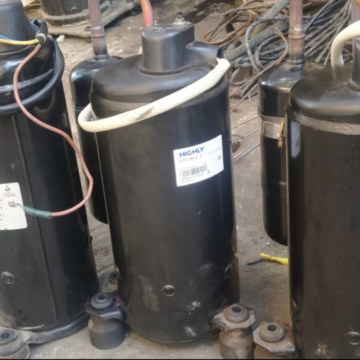 [RIZ] Kompresor ac second 2 pk R22 R32 dan R410 original dan berbagai merek