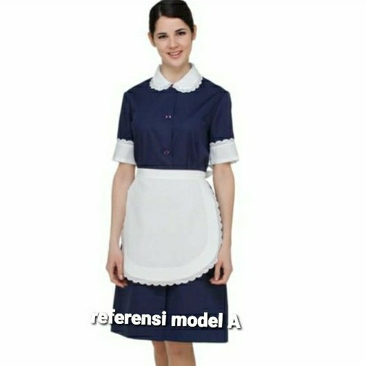 ..... Apron Celemek Katun Renda